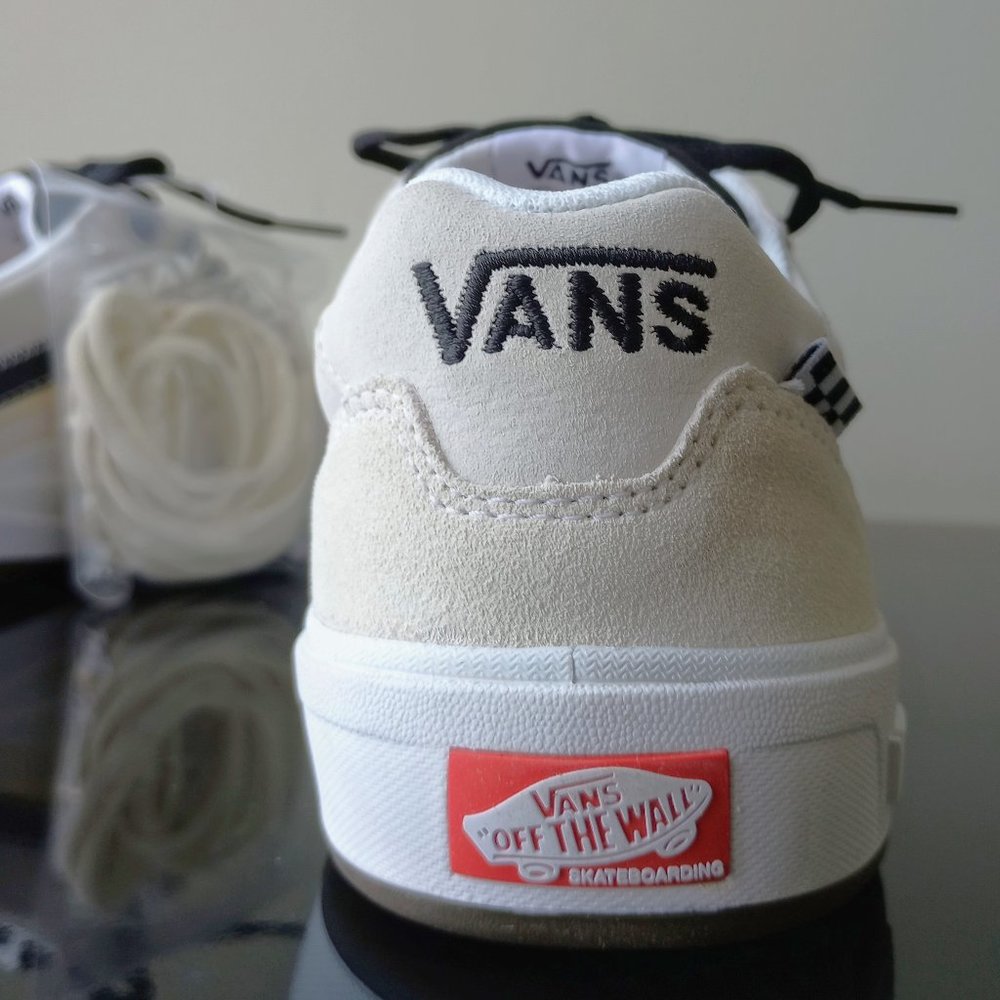 Vans Men's Wayvee Suede Mesh Sneaker in Nice Marshmallow / White - Picture 9 of 14
